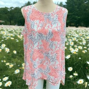 Fever Large Tunic Top, Large, multi color